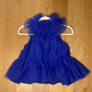 Blue Statement Piece Top